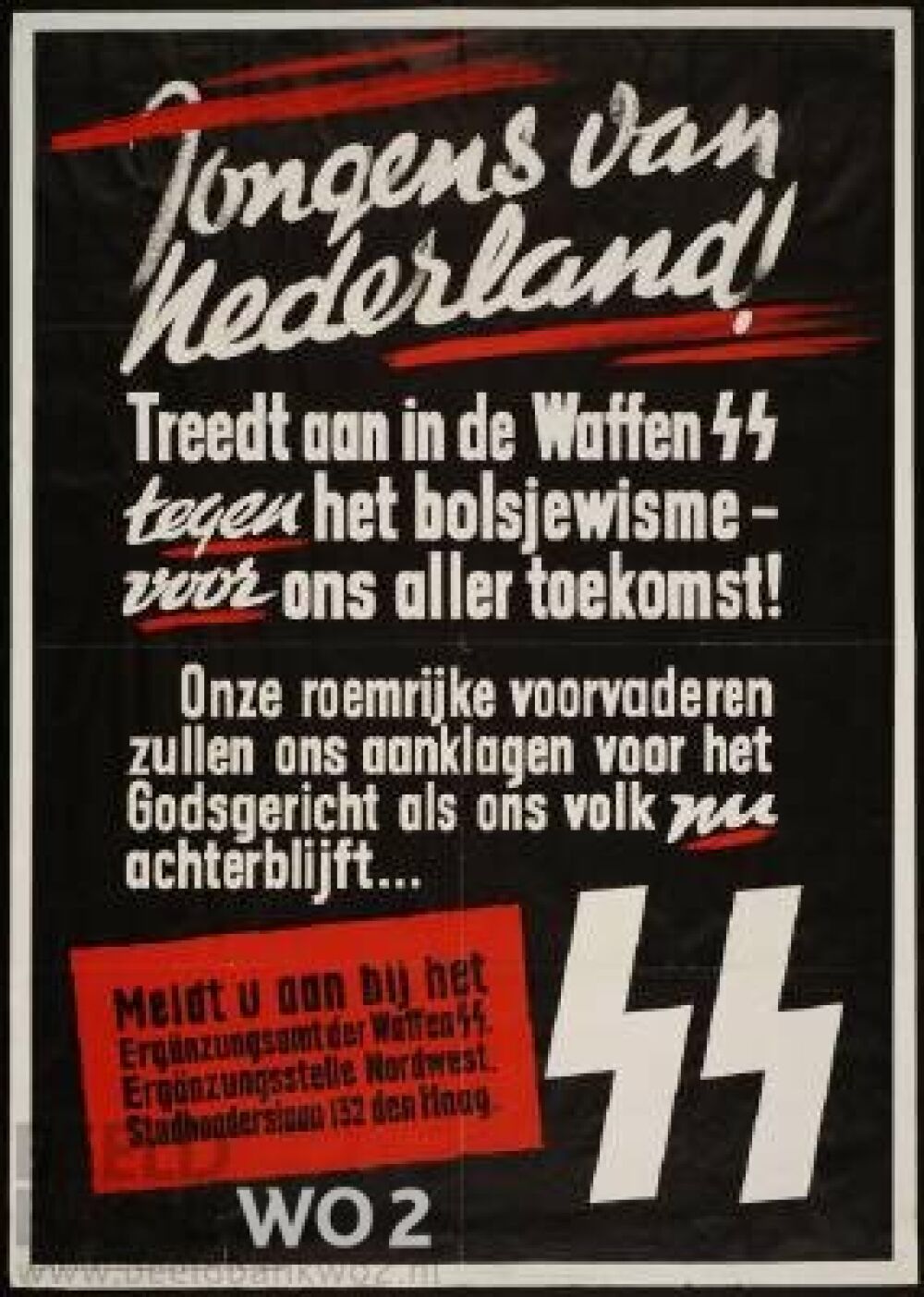 Propagandaplakat Waffen-SS