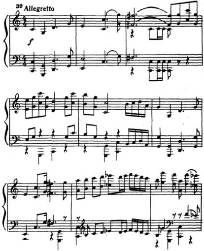Notenblatt der Siebten Symphonie von Dmitri Schostakowitsch Notenblatt der Siebten Symphonie von Dmitri Schostakowitsch