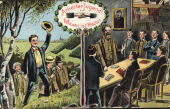 Postkarte »Arbeiterjugend«, etwa 1905