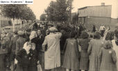 Foto einer Deportation aus dem Ghetto Litzmannstadt