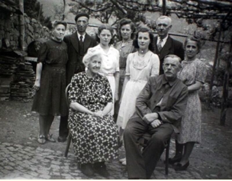 Familienfoto von 1945