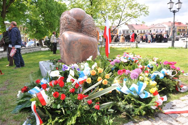 Foto vom Denkmal in Międzyrzec