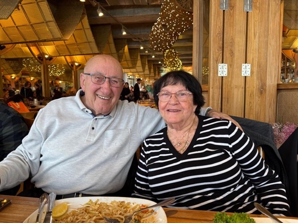 Shlomo mit seiner Frau Zippi, Hadera 2026