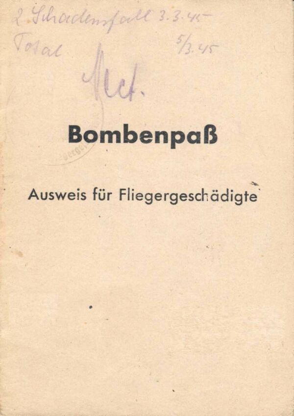 Bombenpass, 1944
