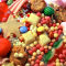 Collage aus Süßigkeiten