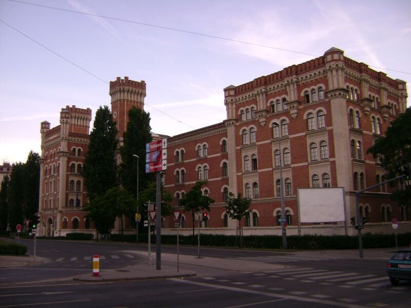 Die Rossauer Kaserne in Wien