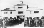 Foto des Lagertors des KZ Sachsenhausen