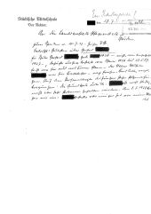 Brief des Direktors der städtischen Mittelschule an die Landesanstalt Görden vom 13. Juli 1943.
