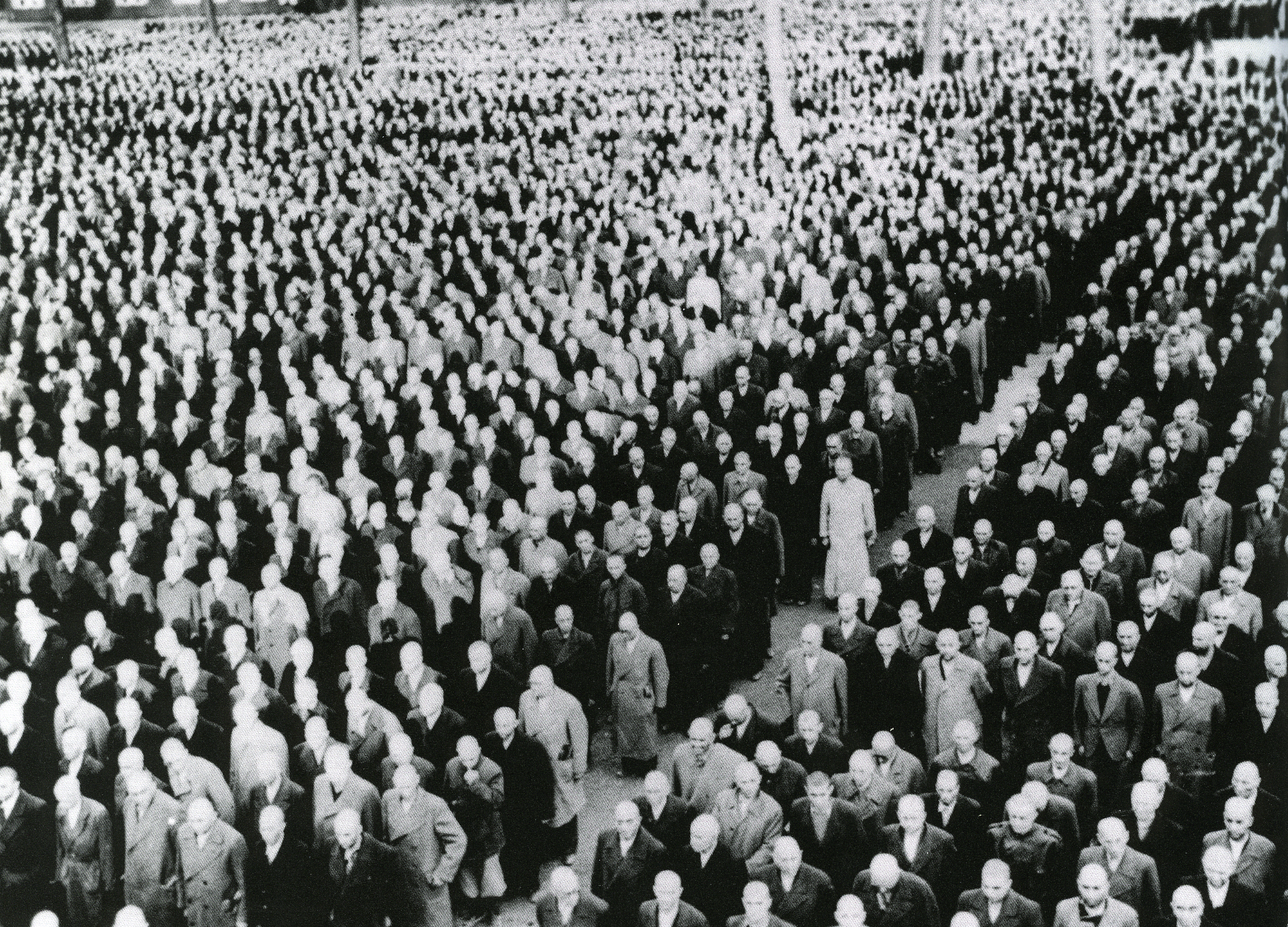 Foto von jüdischen Häftlinge im KZ Buchenwald