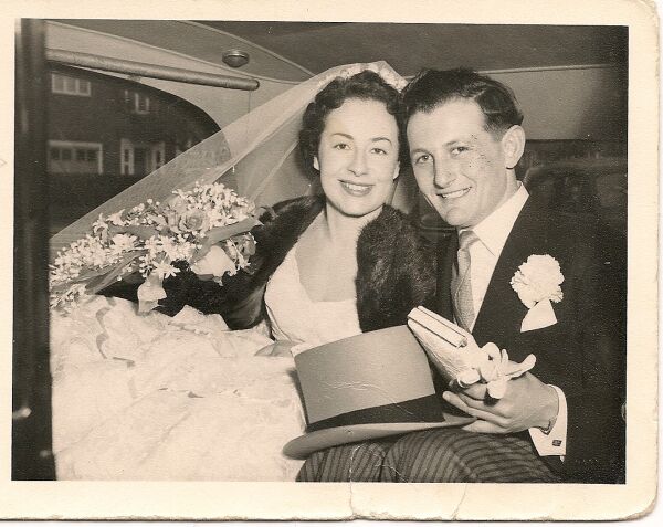 Hochzeit von Jack und Barbara Steinfeld 1955