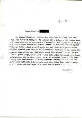 Antwortschreiben des Mariaberger Anstaltsdirektors Erich Kraft vom 15. November 1940