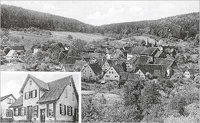 Postkarte von Gnadental, um 1939 Postkarte von Gnadental, um 1939