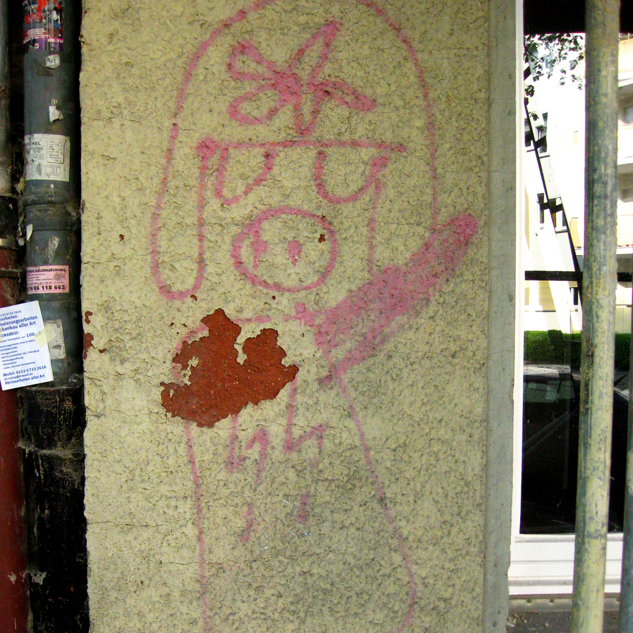 Graffiti, aufgenommen in Berlin-Neukölln, 2011