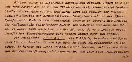 Auszug aus dem Gerichtsurteil gegen Hanno Günther Auszug aus dem Gerichtsurteil gegen Hanno Günther
