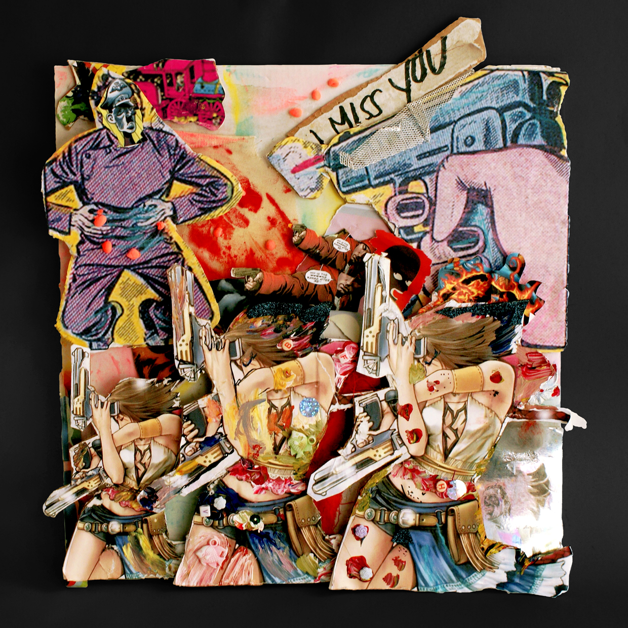 Symbolbild Kapitel 3, Comic-Collage von Christin Franke