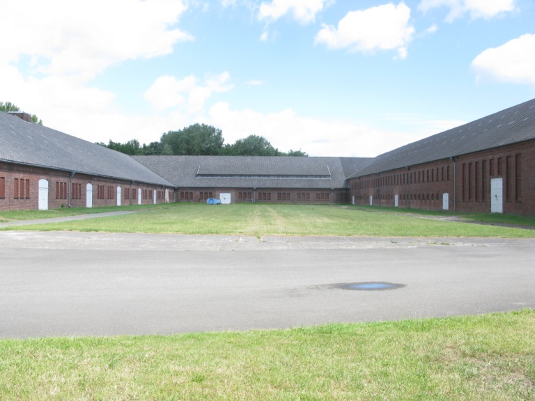 Fotografie des Klinkerwerks auf dem Gelände der KZ-Gedenkstätte Neuengamme