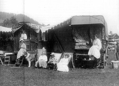 Ein Foto von Jenischen, um 1900 Ein Foto von Jenischen, um 1900