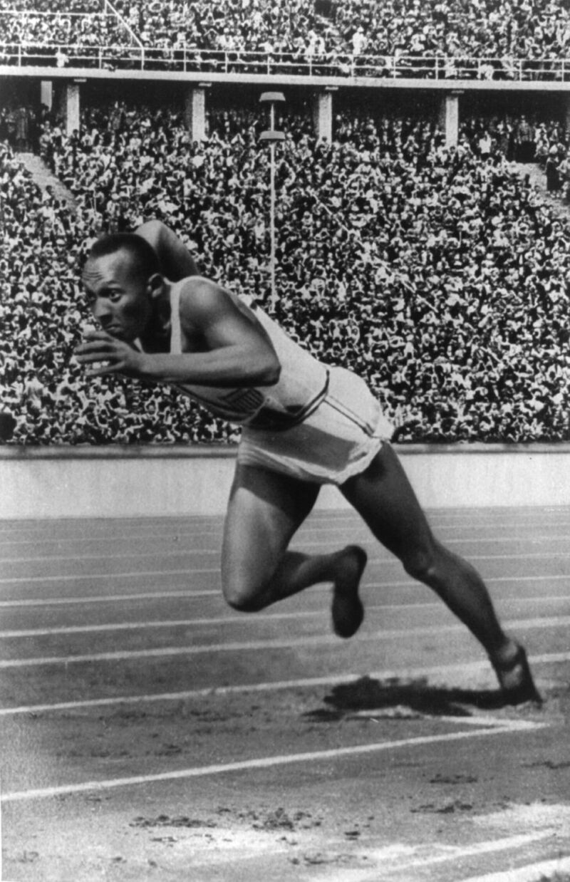 Der Läufer Jesse Owens