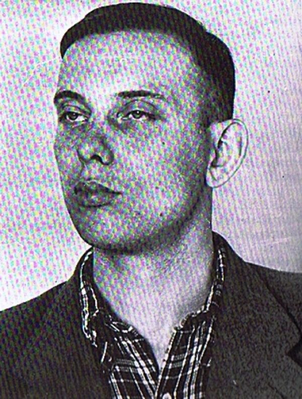 Kurt Gersing, aufgenommen von der Gestapo nach seiner Verhaftung im Sommer 1941