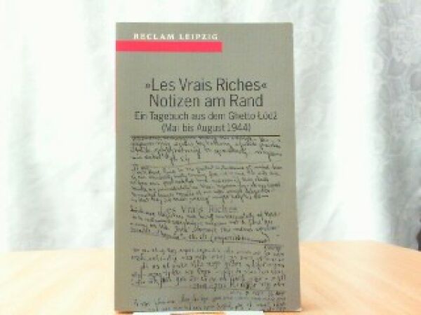 Deckblatt des Buches »Les Vrais Riches - Notizen am Rand«