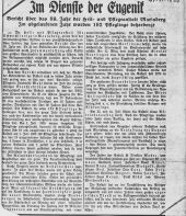 Zeitungsbericht über die Heil- und Pflegeanstalt Mariaberg vom 27. November 1936