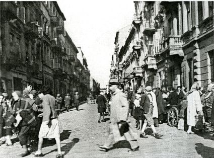 Foto der Miła-Straße in Warschau Foto der Miła-Straße in Warschau