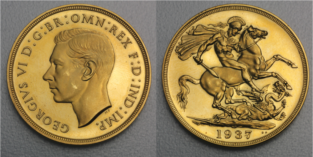 Goldmünzen 1937
