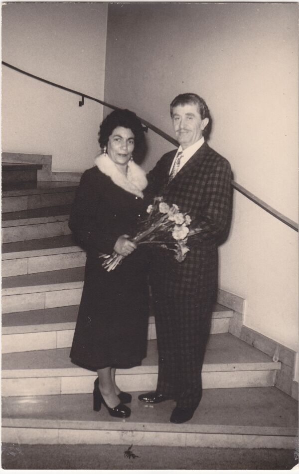 Hochzeitsfoto von Zilli und Toni 1973