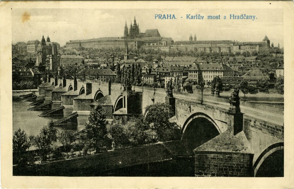 Postkarte von Prag