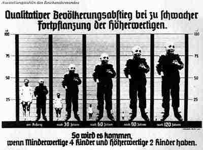 Rassistische Ausstellungstafel des Reichsnährstandes Rassistische Ausstellungstafel des Reichsnährstandes