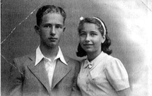 Foto von Sándor und seiner Schwester Judit