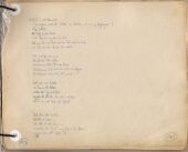Seite aus dem Album »Blütenlese« von Selma Meerbaum-Eisinger, Gedicht »Schlaflied für die Sehnsucht«