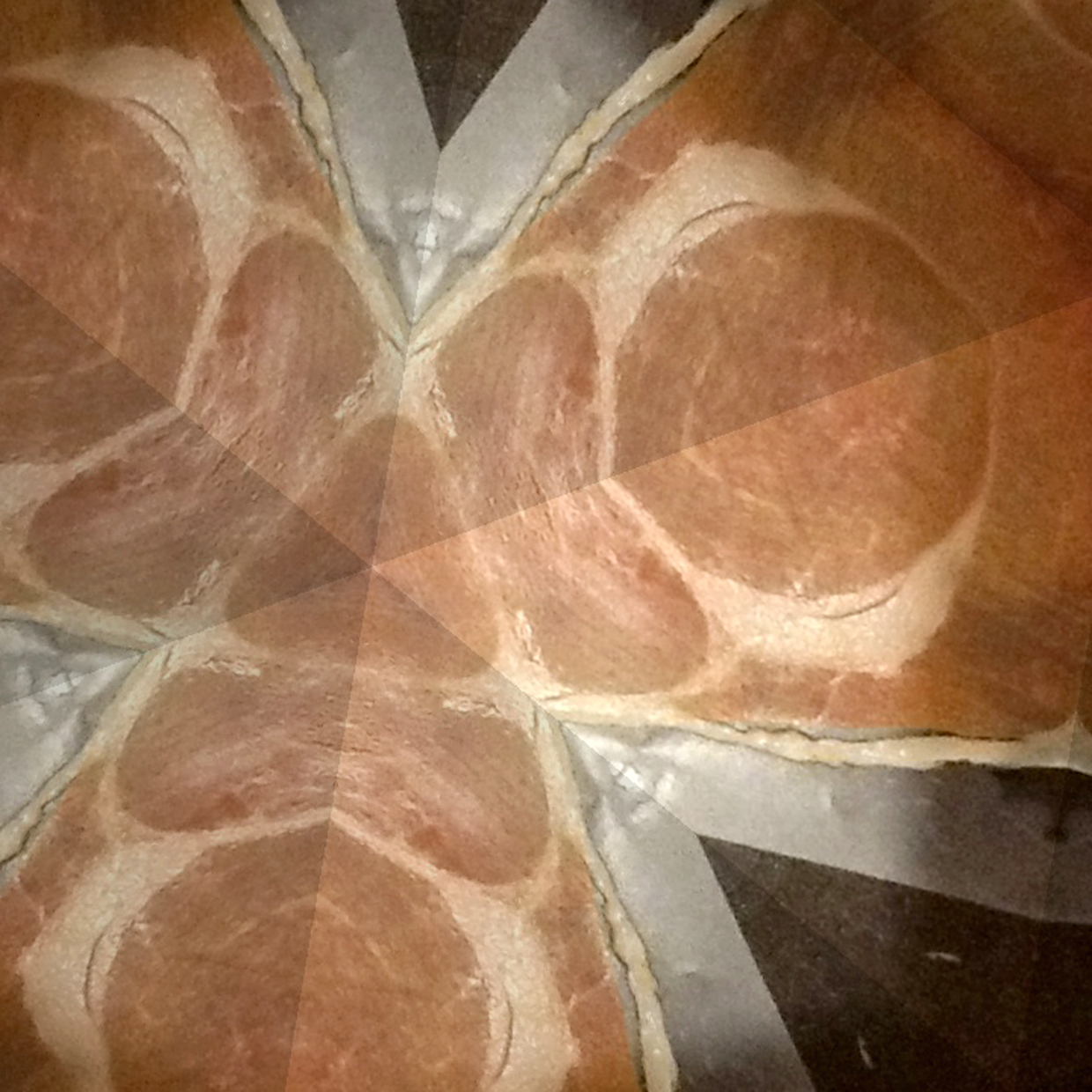 Kaleidoskopbild eines Stückes Speck, Symbolbild 2 von Christin Franke