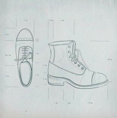 Zeichnung von einem Schuh, Symbolbild Kapitel 5