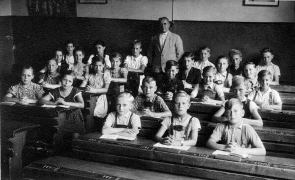 Eine Schulklasse in den 1930er Jahren