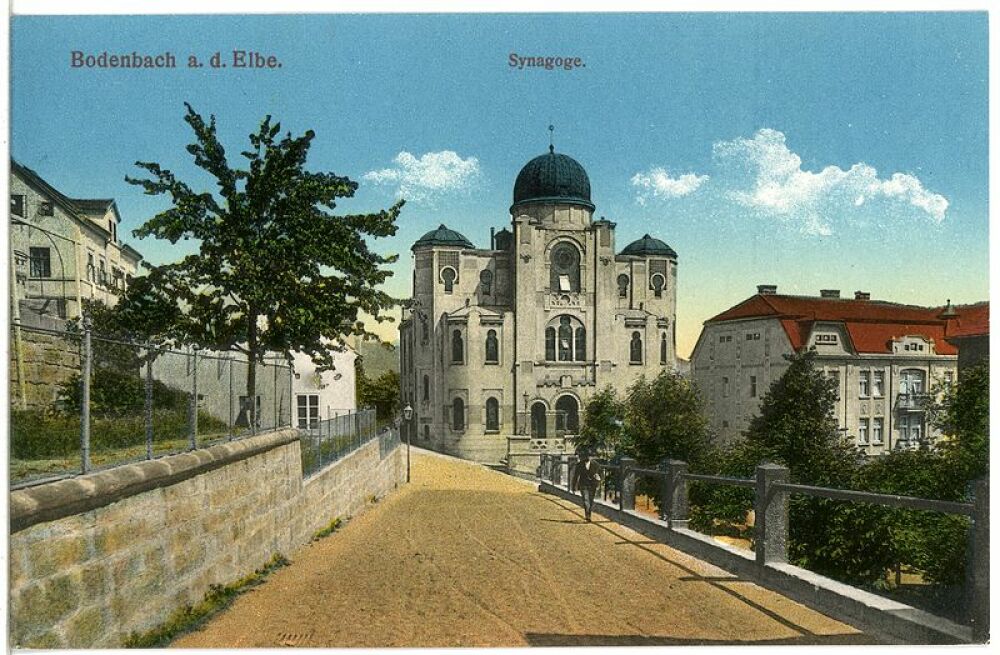Die Synagoge von Tetschen