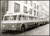 Foto eines Trolleybusses