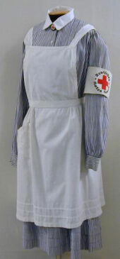 Bild einer Schwesternuniform vom Roten Kreuz