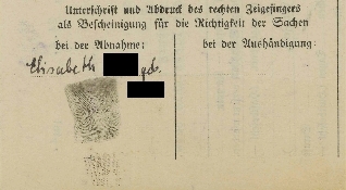 Elisabeths Fingerabdruck Elisabeths Fingerabdruck